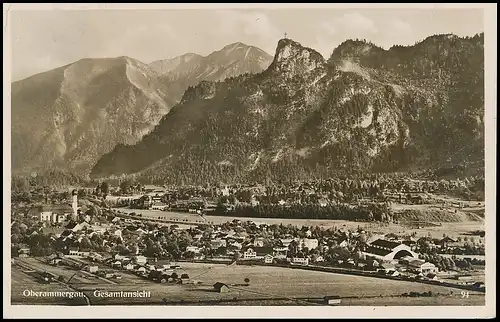 Oberammergau - Gesamtansicht gl1938 137.775