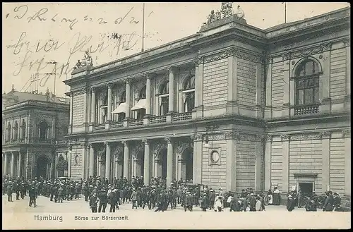 Hamburg Börse zur Börsenzeit gl1912 138.685