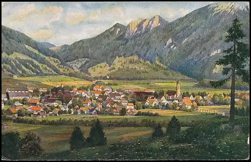 Oberammergau - Panorama gegen Osten ngl 137.790