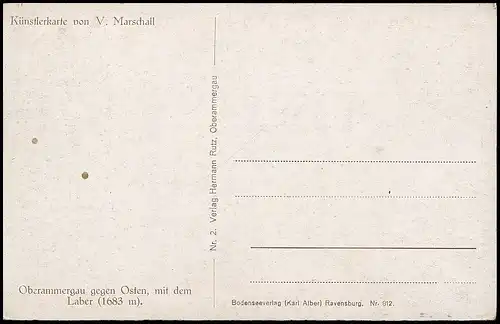 Oberammergau - Panorama gegen Osten ngl 137.790