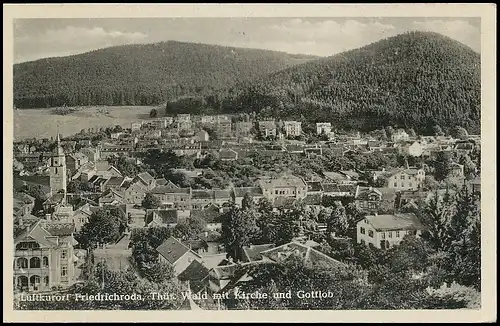 Friedrichroda i.Th. Panorama gl1952 139.010