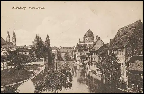 Nürnberg Insel Schütt feldpgl1916 138.488