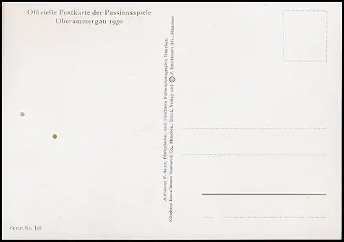 Oberammergau - Passionsspiele 1930 ngl 137.815