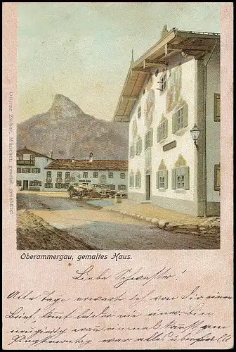 Oberammergau - bemaltes Haus gl1900 137.850