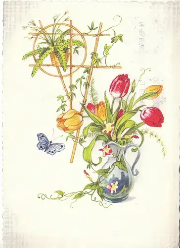 Vase mit Blumen gl1950? C8527