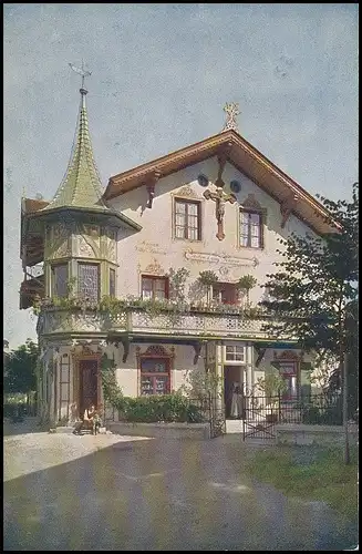 Oberammergau - Wohnhaus von Anton Lang 'Villa Daheim' gl1911 137.908