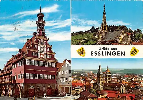 Esslingen a.N. Teilansichten gl1966 142.255