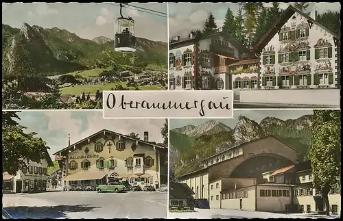 Oberammergau - 4 Ansichten gl1960 137.918