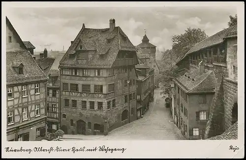 Nürnberg Albrecht-Dürer-Haus mit Wehrgang gl1937 138.561