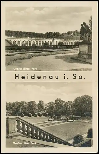 Heidenau in Sachsen Großsedlitzer Park gl1959 139.126