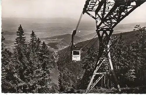 Schauinsland Blick von der Bergstation der Seilschwebebahn gl1956 C8563