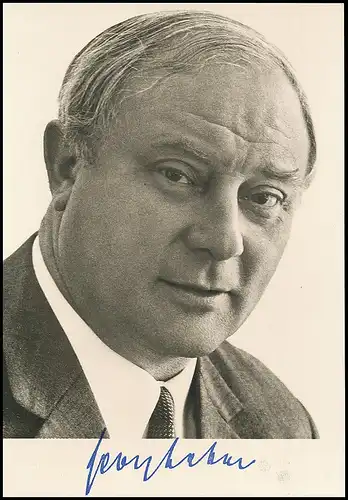 Porträt Georg Leber MdB ngl 138.623