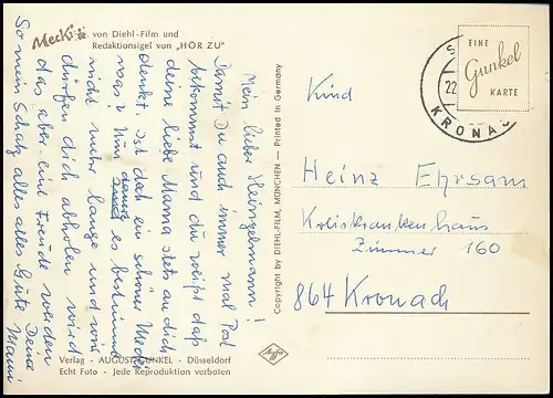 Mecki 21: Bitte recht freundlich glca.1970 138.636