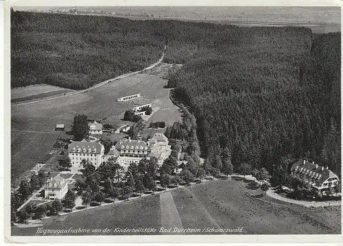 Bad Dürrheim im Schwarzwald Kinderheilstätte Luftbild ngl C8329