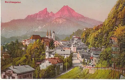 Berchtsgaden mit Watzmann gl1911 C8755