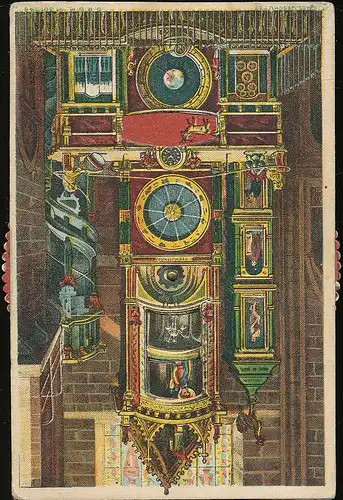 Mechanische Karte: Straßburg Astronomische Münsteruhr gl1907 138.666