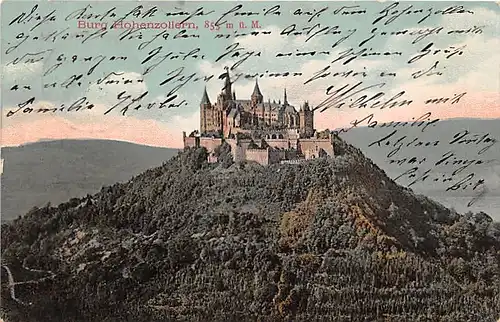 Burg Hohenzollern gl1909 142.372