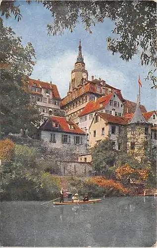 Tübingen a.N. Hölderlinturm und alte Aula gl1927 142.379