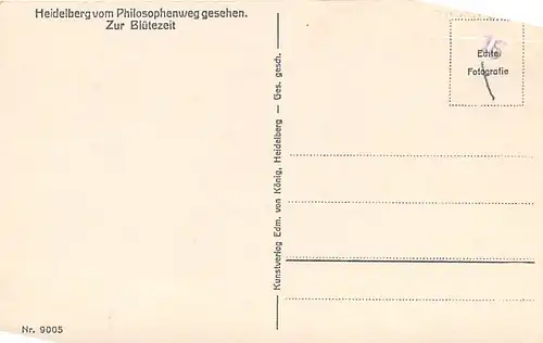 Heidelberg vom Philosophenweg aus gesehen ngl 144.971