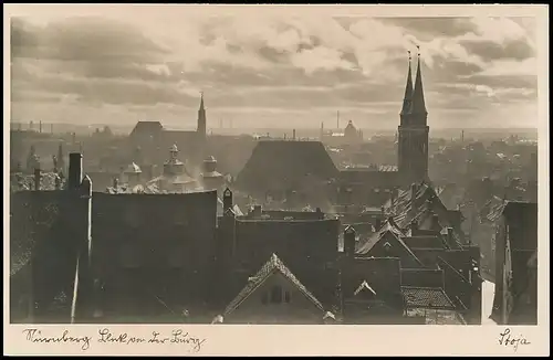 Nürnberg Blick von der Burg ngl 140.165