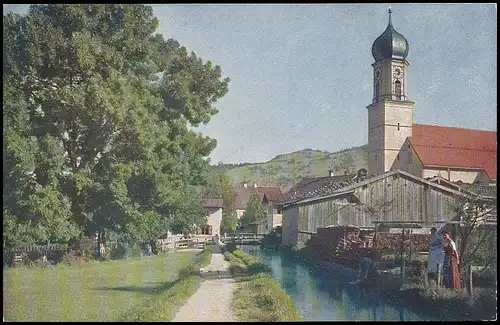 Oberammergau - Partie am Mühlbach gl1910 137.796