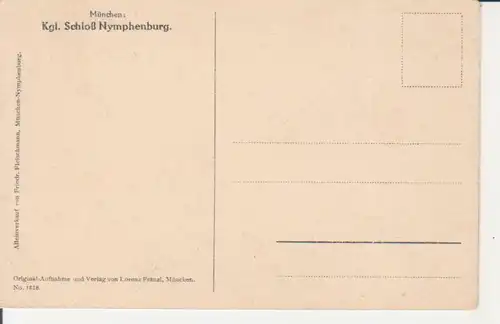 München - Schloss Nymphenburg ngl 216.626