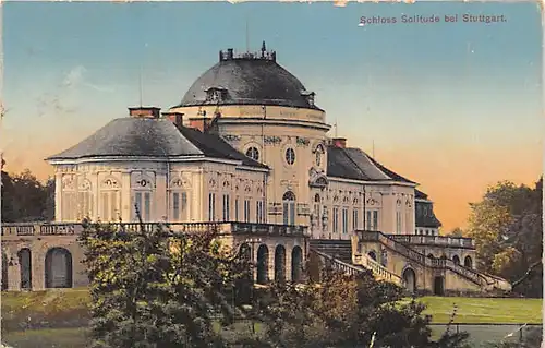 Stuttgart Schloss Solitude feldpgl1916 141.147