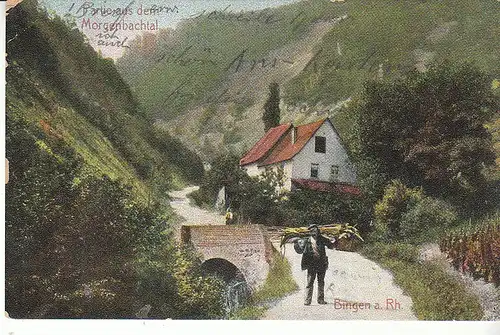 Bingen a.Rhein Partie aus dem Morgenbachtal gl1907 C8144