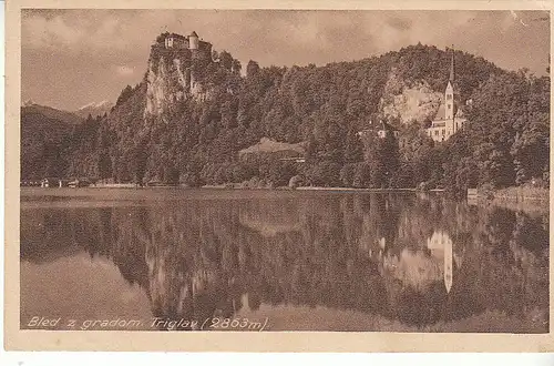 SLO Bled z Gradom Triglav gl1927 C8274