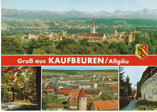 Gruß aus Kaufbeuren im Allgäu Mehrbildkarte ngl C9484