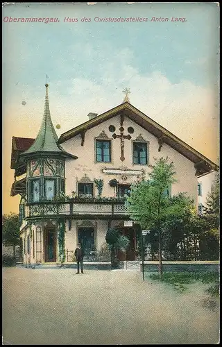 Oberammergau - Wohnhaus von Anton Lang 'Villa Daheim' ngl 137.864