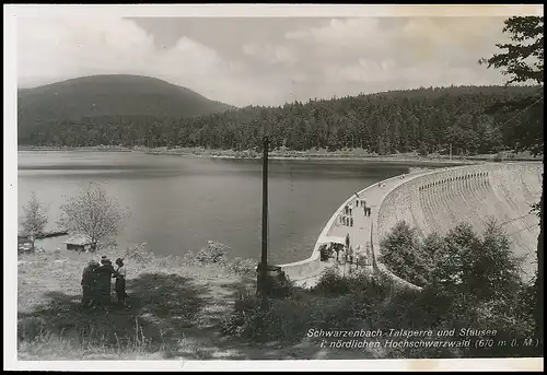 Schwarzenbach-Talsperre und Stausee bei Forbach im Murgtal ngl 140.345