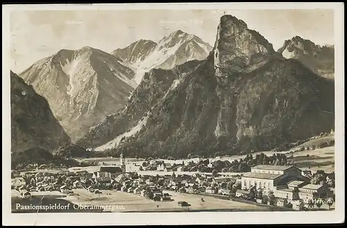 Oberammergau - Panorama gl1930 137.904