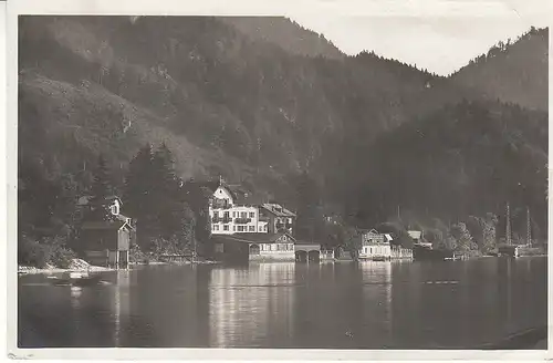 Kochelsee mit Hotel "Grauer Bär" gl1933 C8178