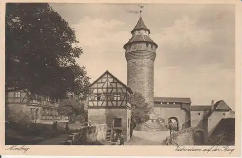 Nürnberg Vestnerturm auf der Burg gl1930 216.913