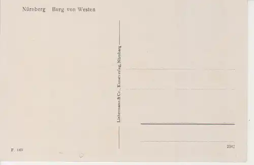 Nürnberg Burg von Westen ngl 216.930