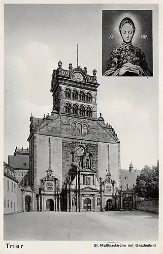 Trier St. Matthiaskirche mit Gnadenbild gl1933 144.265