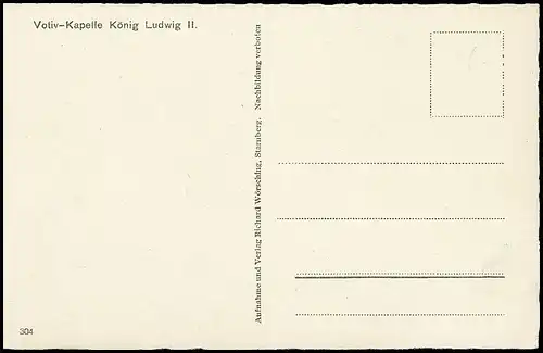 Starnberger See Votiv-Kapelle König Ludwig II. ngl 139.263