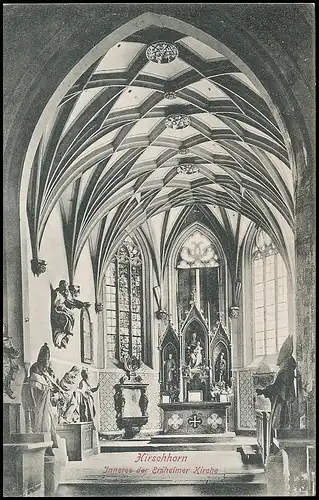 Hirschhorn am Neckar Inneres der Ersheimer Kirche ngl 140.372