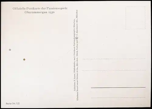 Oberammergau - Passionsspiele 1930 ngl 137.807