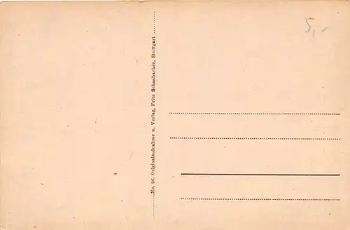 Stuttgart Panorama von der Gerokstraße gesehen ngl 144.112