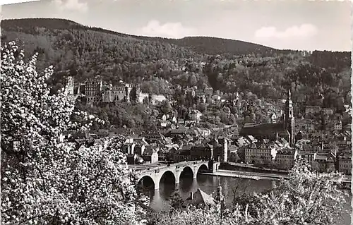 Heidelberg Blick vom Philosophenweg gl1957 144.153