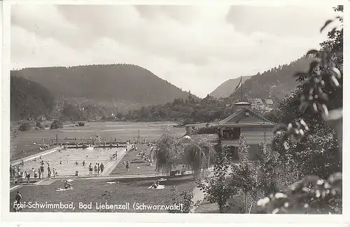 Bad Liebenzell Schwarzwald Frei-Schwimmbad gl1937 C8413