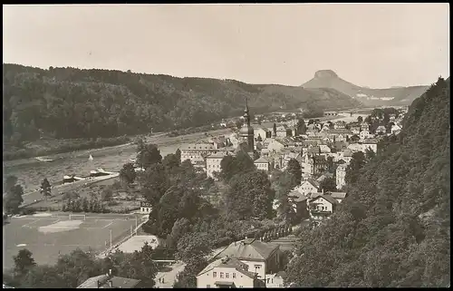 Bad Schandau Panorama mit Lilienstein glca.1960 139.130