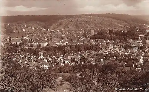 Schwäbisch Gmünd Panorama gl1928 141.369