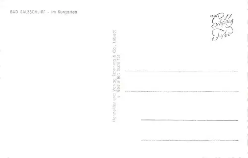 Bad Salzschlirf Im Kurgarten ngl 144.183