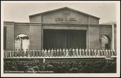 Oberammergau - Passionsspieltheater Bühne gl1934 137.865