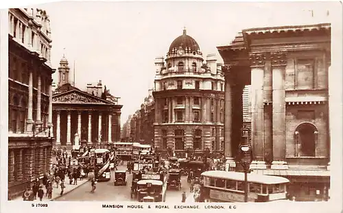 London Mansion House and Royal Exchange gl1929 144.216