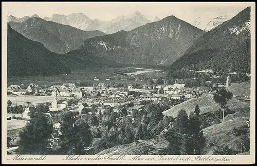 Mittenwald - Blick von der Gröbl Alm gl1928 138.122