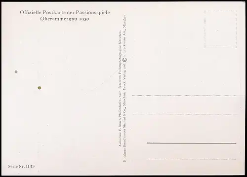 Oberammergau - Passionsspiele 1930 ngl 137.811